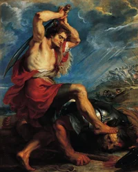 David Slaying Goliath